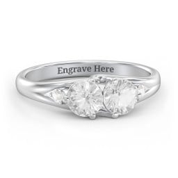 Darling Duo Double Gemstone Ring