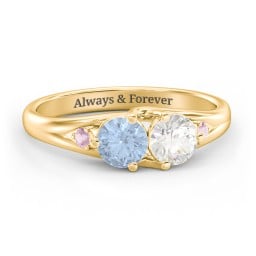 Darling Duo Double Gemstone Ring