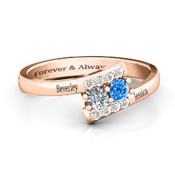 Must Be Love Two Stone Ring