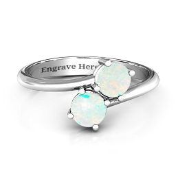 Destined For Love Double Gemstone Ring