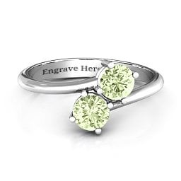 Destined For Love Double Gemstone Ring