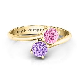 Destined For Love Double Gemstone Ring