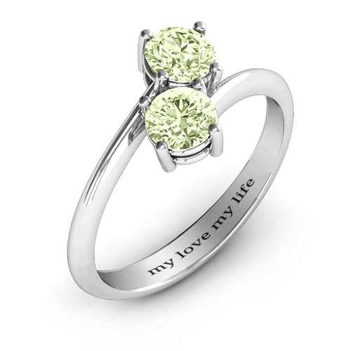 Destined For Love Double Gemstone Ring