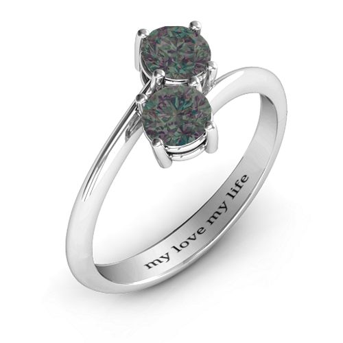Destined For Love Double Gemstone Ring
