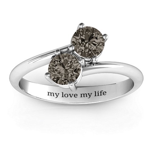 Destined For Love Double Gemstone Ring