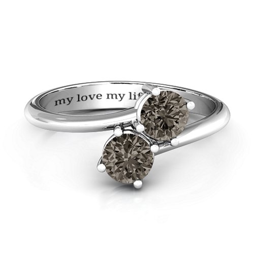 Destined For Love Double Gemstone Ring