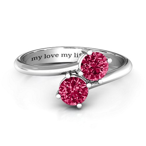 Destined For Love Double Gemstone Ring