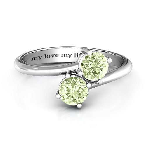 Destined For Love Double Gemstone Ring