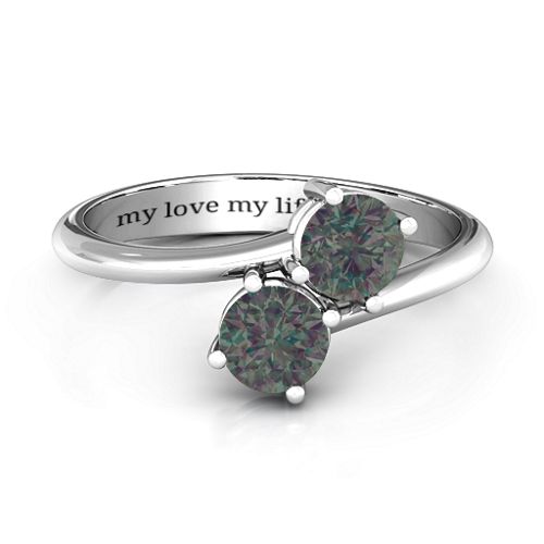 Destined For Love Double Gemstone Ring