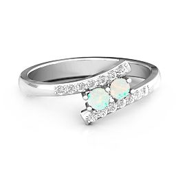 Moment We Met Two Stone Ring