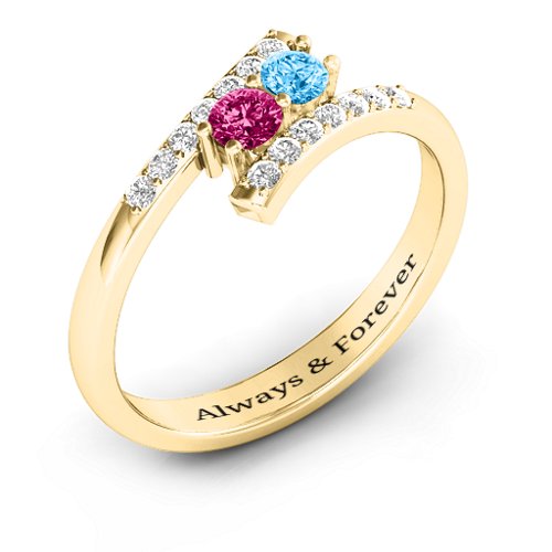Moment We Met Two Stone Ring