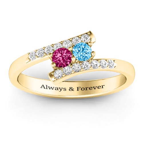 Moment We Met Two Stone Ring