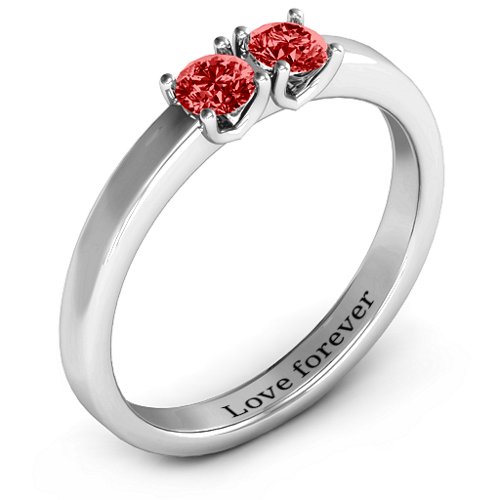 Meet In The Middle Two Stone Ring
