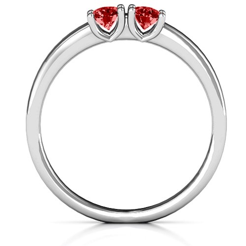 Meet In The Middle Two Stone Ring