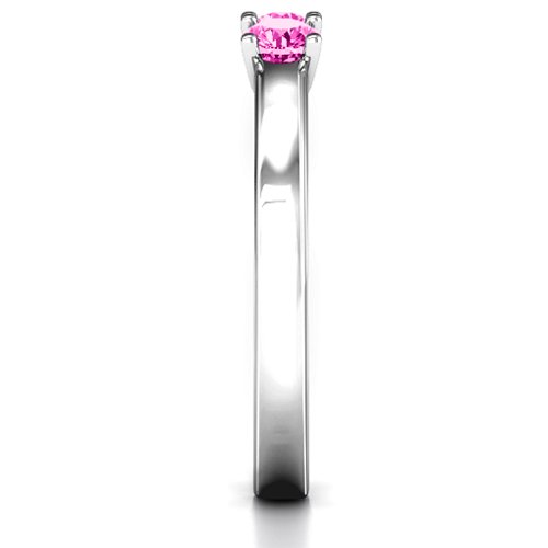 Meet In The Middle Two Stone Ring – Sterling Silver with Pink Tourmaline