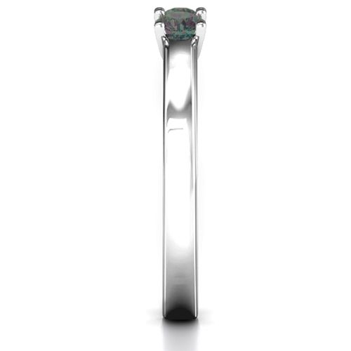 Meet In The Middle Two Stone Ring – Sterling Silver with Alexandrite