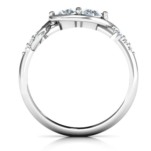 Classic Curves Two-Stone Ring