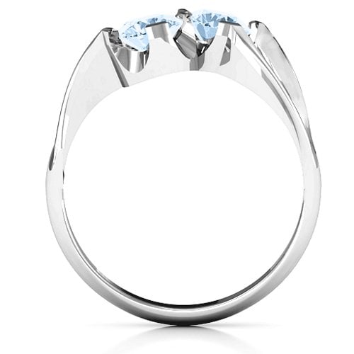 Two Stone Sparkle Ring