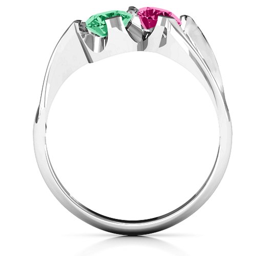 Two Stone Sparkle Ring