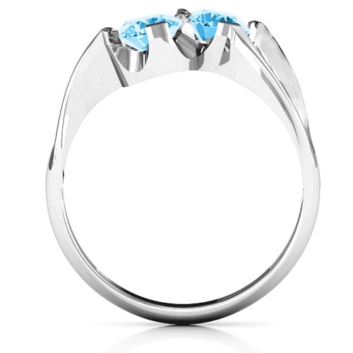 Two Stone Sparkle Ring