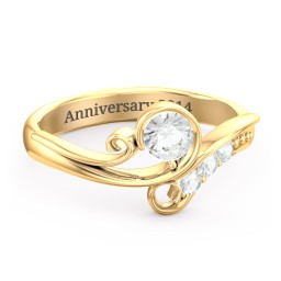 Family Flair Ring With 2-6 Birthstones