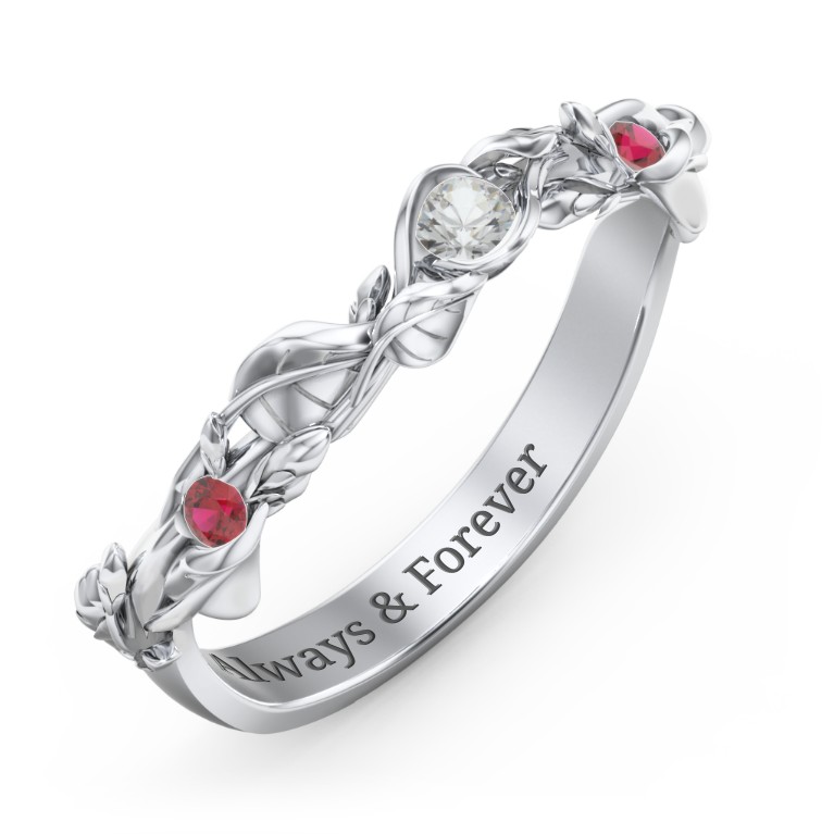 Leaf Accent Ring