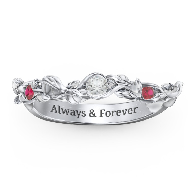 Leaf Accent Ring