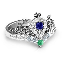 Queen Of My Heart Tiara Ring