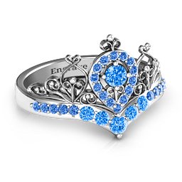 Queen Of My Heart Tiara Ring
