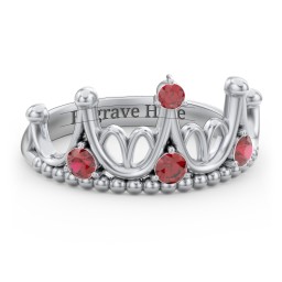 Like A Dream Tiara Ring in 925 Sterling Silver
