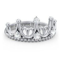 Like A Dream Tiara Ring in 925 Sterling Silver with Cubic Zirconia