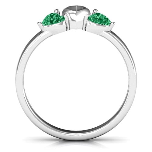 Sparkling Sweethearts Two-Stone Ring