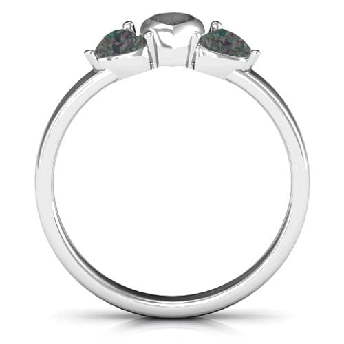 Sparkling Sweethearts Two-Stone Ring
