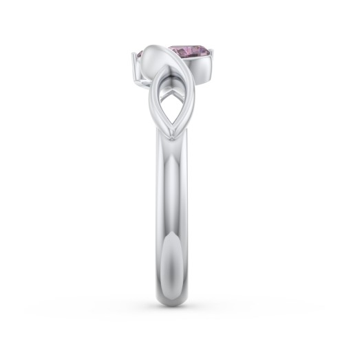 Heavenly Hearts Ring with Heart Birthstones