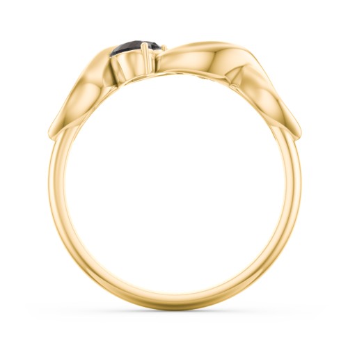 Heavenly Hearts Ring with Heart Birthstones