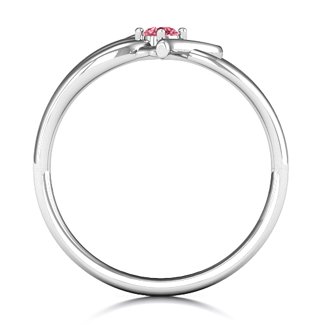 Everlasting Elegance Interwoven Heart Ring Jewlr