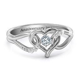 You Have My Heart Ring with Accents