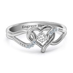 You Have My Heart Ring with Accents