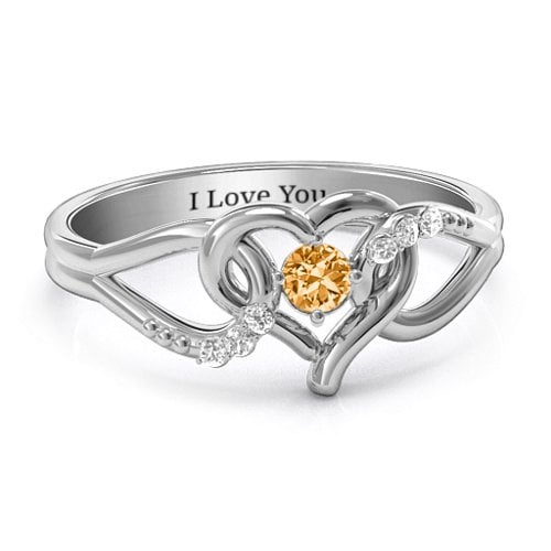 You Have My Heart Ring with Accents