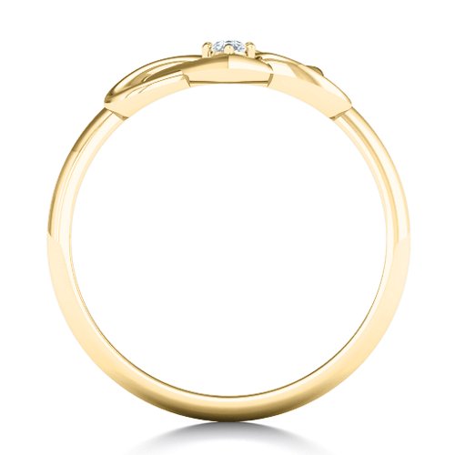 Together Forever Two-Stone Ring – 10K Yellow Gold with Cubic Zirconia
