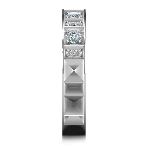Contemporary Elegance Birthstone Band