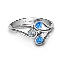 Eternal Elegance Three-Stone Ring