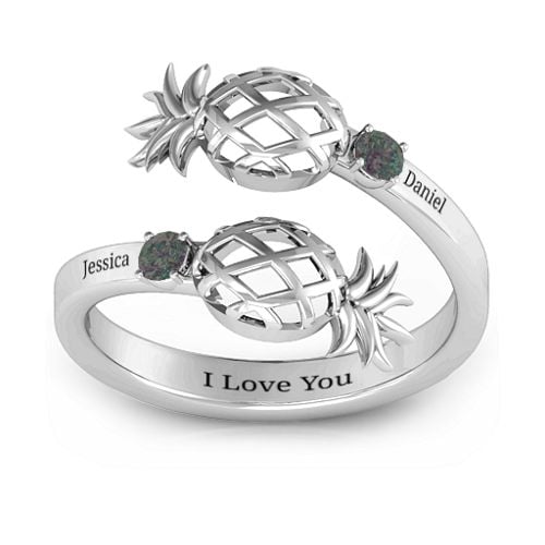 Pineapple Passion Wraparound Ring