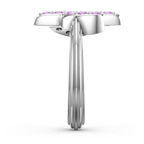 Chic In Cactus Ring – Sterling Silver with Amethyst