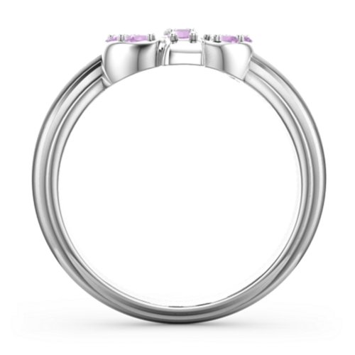 Chic In Cactus Ring – Sterling Silver with Amethyst