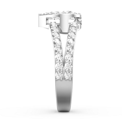 Written in the Stars Heart Cluster Ring