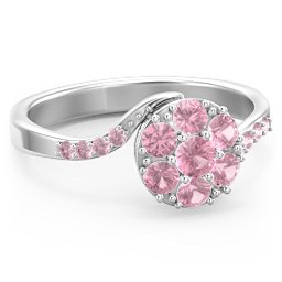 Ariel Round Cluster Ring