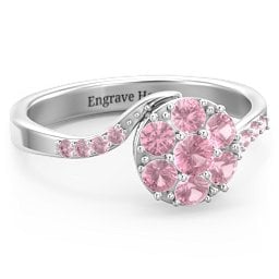 Ariel Round Cluster Ring