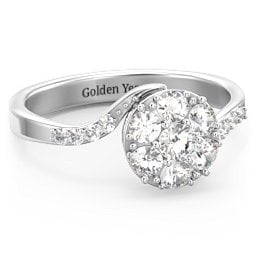 Ariel Round Cluster Ring