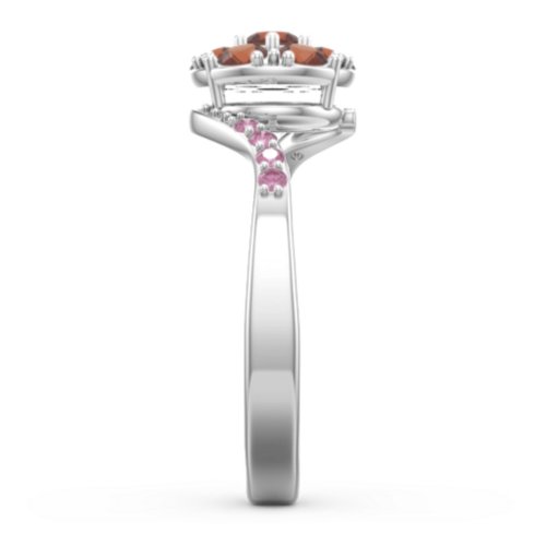 Ariel Round Cluster Ring